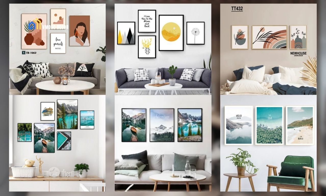 in tranh canvas Hướng Dẫn Lựa Chọn Tranh Canvas Theo Không Gian và Phong Cách