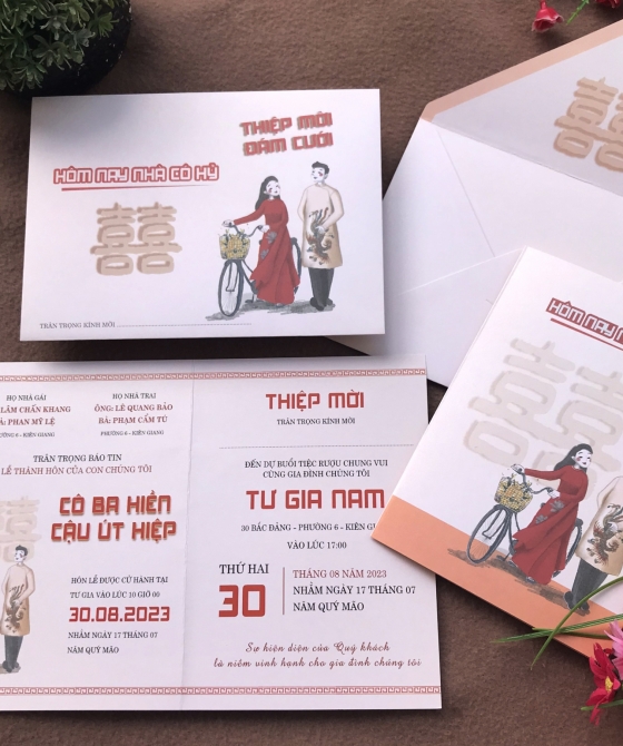 Thiệp Cưới GTAK503