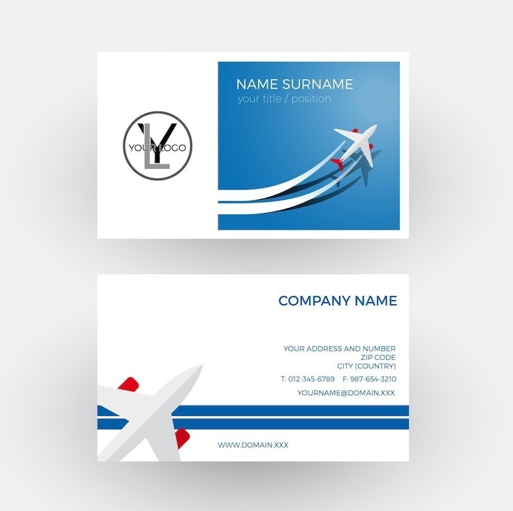 Ý Tưởng Sáng Tạo Cho Card Visit Ngành Hàng Không