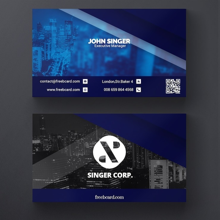Mẫu Card Visit Đẹp Cho Ngành Tài Chính Ngân Hàng
