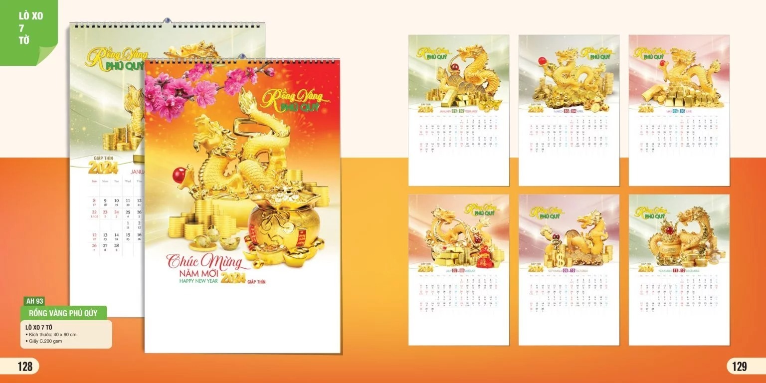 Quy trình in lịch treo tường chuyên nghiệp tại In Sáng Tạo