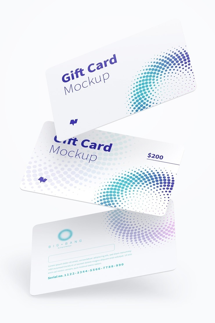 Đặc Điểm Kỹ Thuật Thẻ Thanh Toán, Thẻ Quà Tặng PVC Card