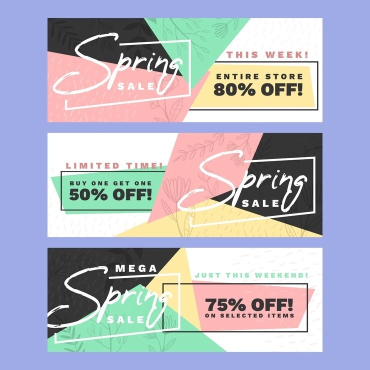 Mẫu voucher ấn tượng cho shop thời trang, mỹ phẩm
