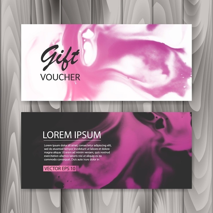 Mẫu voucher ấn tượng cho spa, thẩm mỹ viện, salon